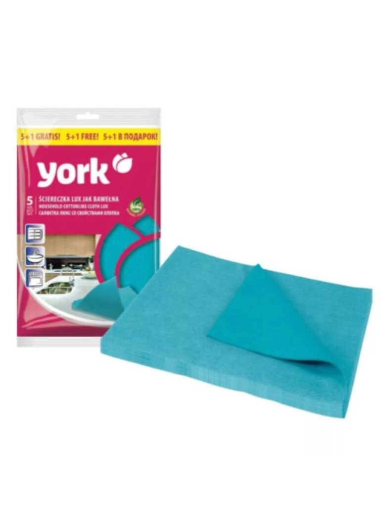 Салфетка YORK ЛЮКС сверхвлаговпитывающая, 6 шт