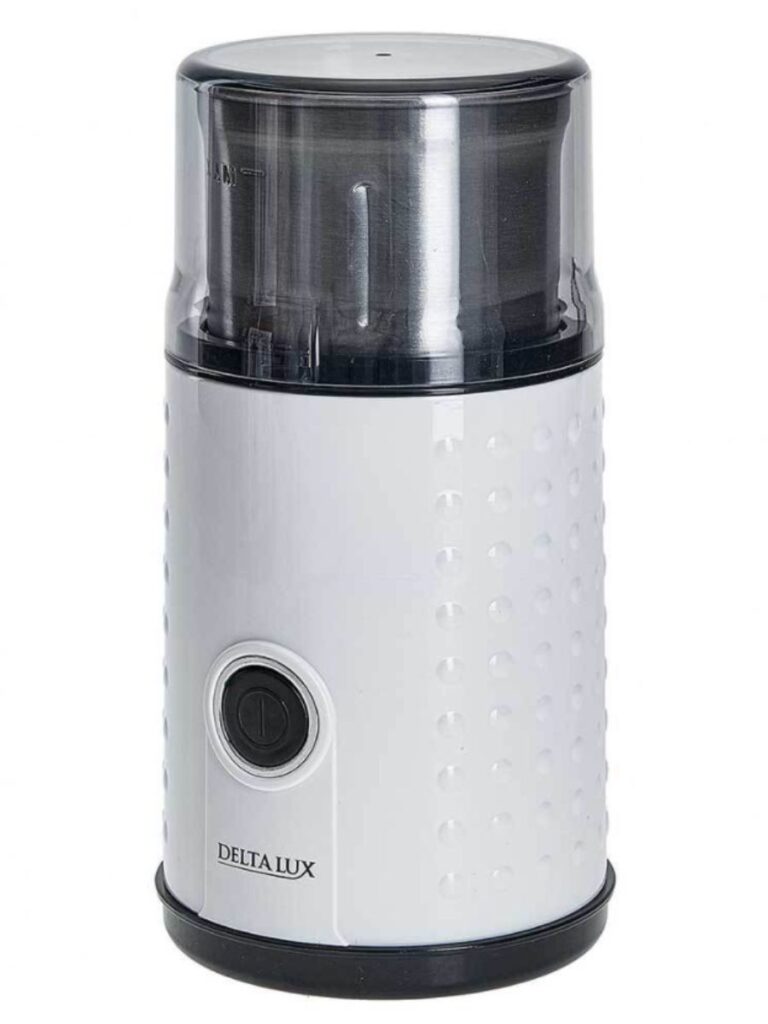КОФЕМОЛКА DELTA LUX DE-2201 СЪЕМНАЯ НЕРЖ.ЧАША 250ВТ, ЕМКОСТЬ ДЛЯ ЗЕРЕН 75Г