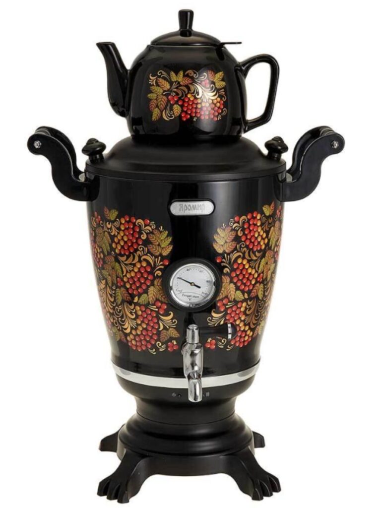 САМОВАР ЭЛЕКТРИЧЕСКИЙ ЯРОМИР ЯР-1802 " РЯБИНА": 2300 ВТ, 4 Л