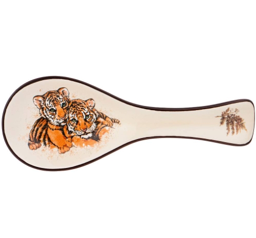 ПОДСТАВКА ПОД ЛОЖКУ "TIGER AMOUR" 25*9*3 СМ.
