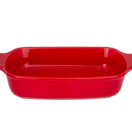 БЛЮДО ДЛЯ ЗАПЕКАНИЯ AGNESS "MODERN KITCHEN" ПРЯМОУГ. КРАСНОЕ 3 Л 37*24*7,5 СМ